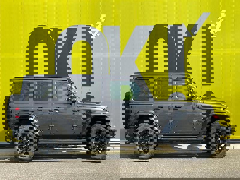 Image Jeep WRANGLER 2.2 CRDI 200 Unlimited Sahara BVA 8 GPS Carplay Clim bi-zone Caméra Siège cuir Attelage Gtie 1 an